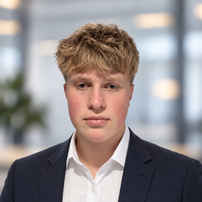 Portræt af Andreas, medstifter af Nordværdi