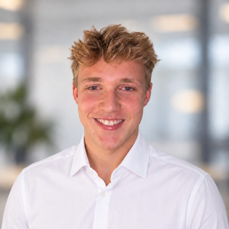 Portræt af Viktor, medstifter af Nordværdi